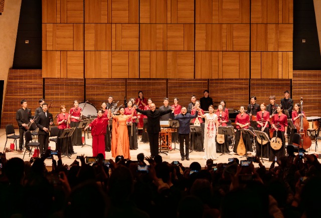 音樂(lè)會(huì)現(xiàn)場(chǎng)。學(xué)校供圖